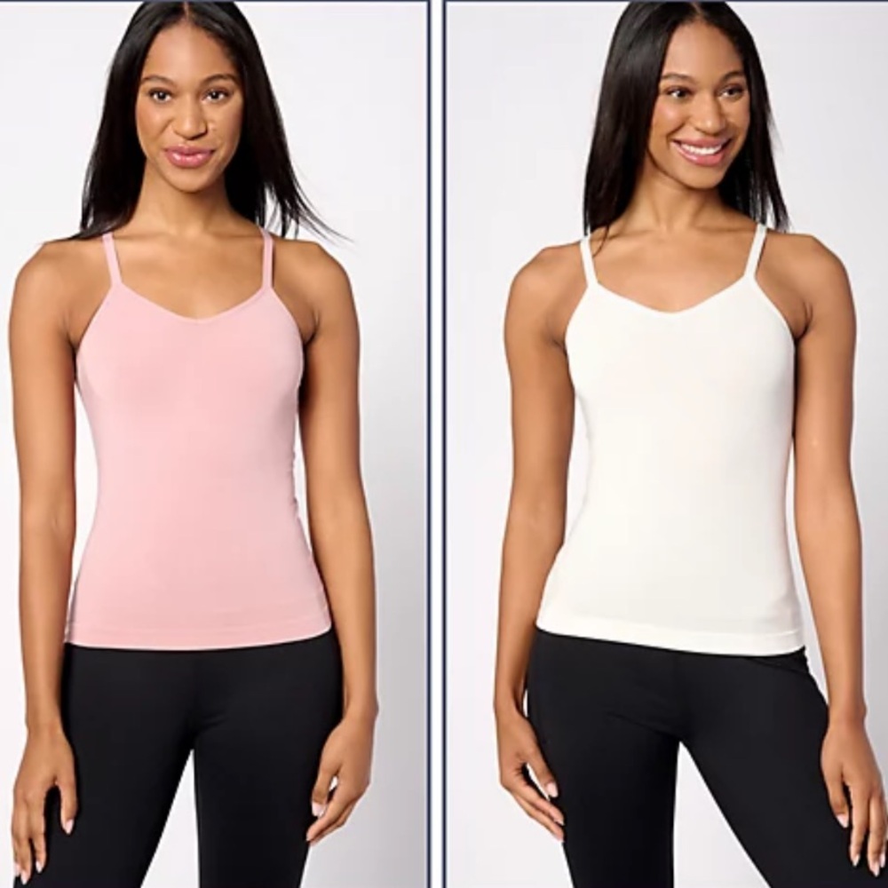 Cuddl Duds NIP Set of 2 Seamless Comfort Camis